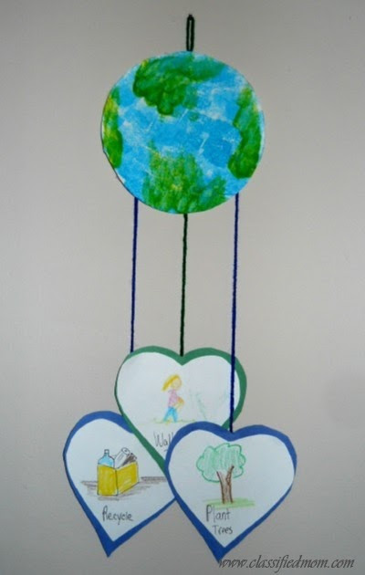 A Crafts For Preschoolers
 Preschool Crafts for Kids Earth Day Mobile Craft