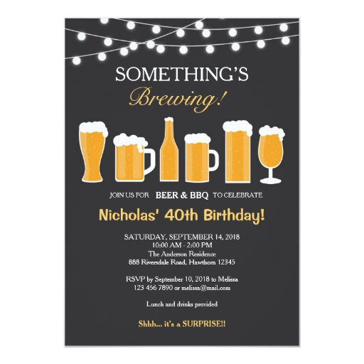 Adult Birthday Invitations
 Beer Birthday Invitation Adult Birthday Card