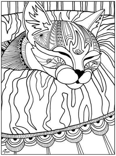 Adult Cat Coloring Pages
 Best Coloring Books for Cat Lovers Cleverpedia