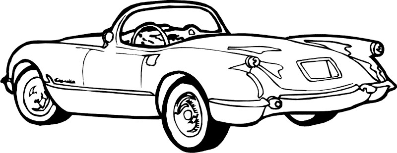 Adult Coloring Pages Cars
 Classic Cars Coloring Pages For Adults 8 Image