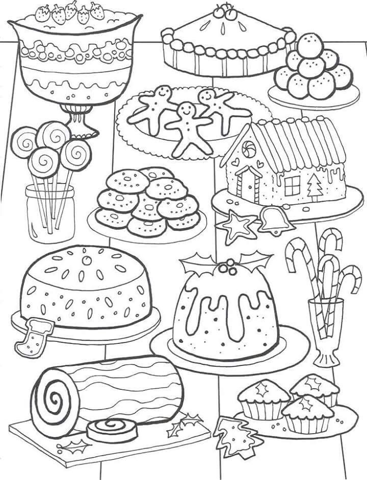Adult Food Coloring Pages
 Pin by Wendy Brown on Adult coloring