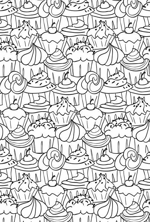 Adult Food Coloring Pages
 Pin by Couchpotato md on Adult Coloring Pages books