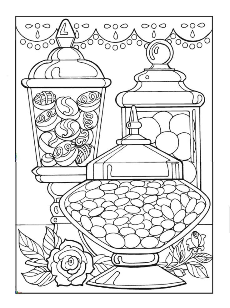 Adult Food Coloring Pages
 218 best images about Coloriages on Pinterest
