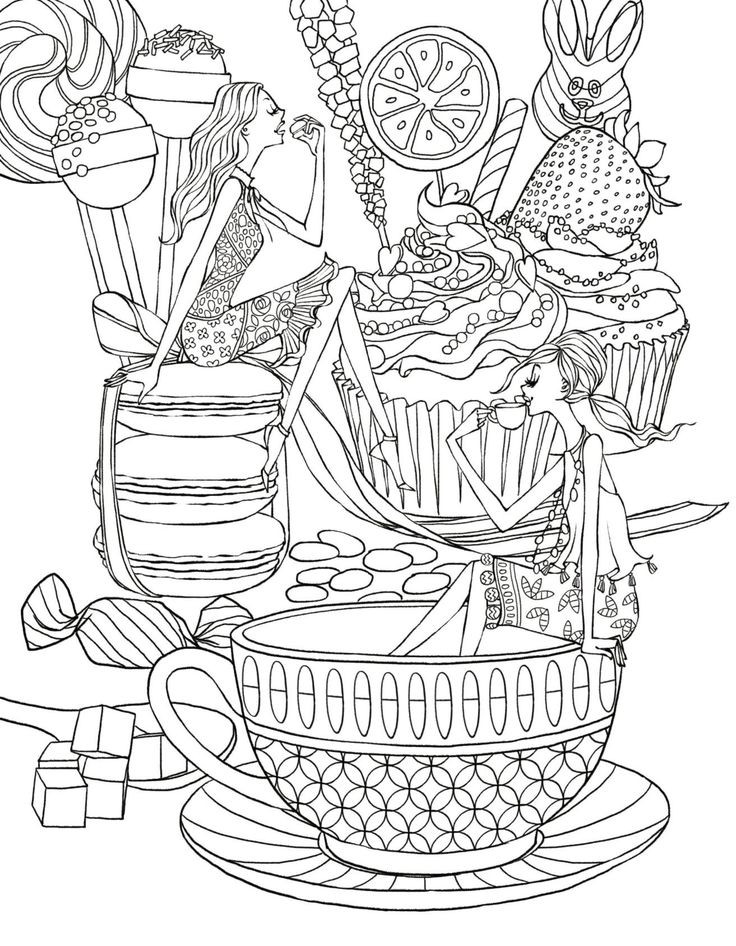 Adult Food Coloring Pages
 76 best coloring book images on Pinterest