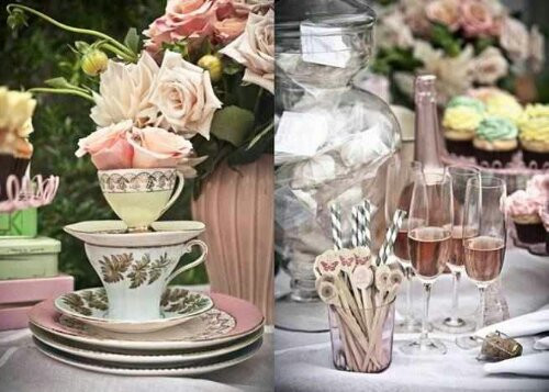 Adult Tea Party Ideas
 Pastel floral tea party decor perfect for a shower brunch