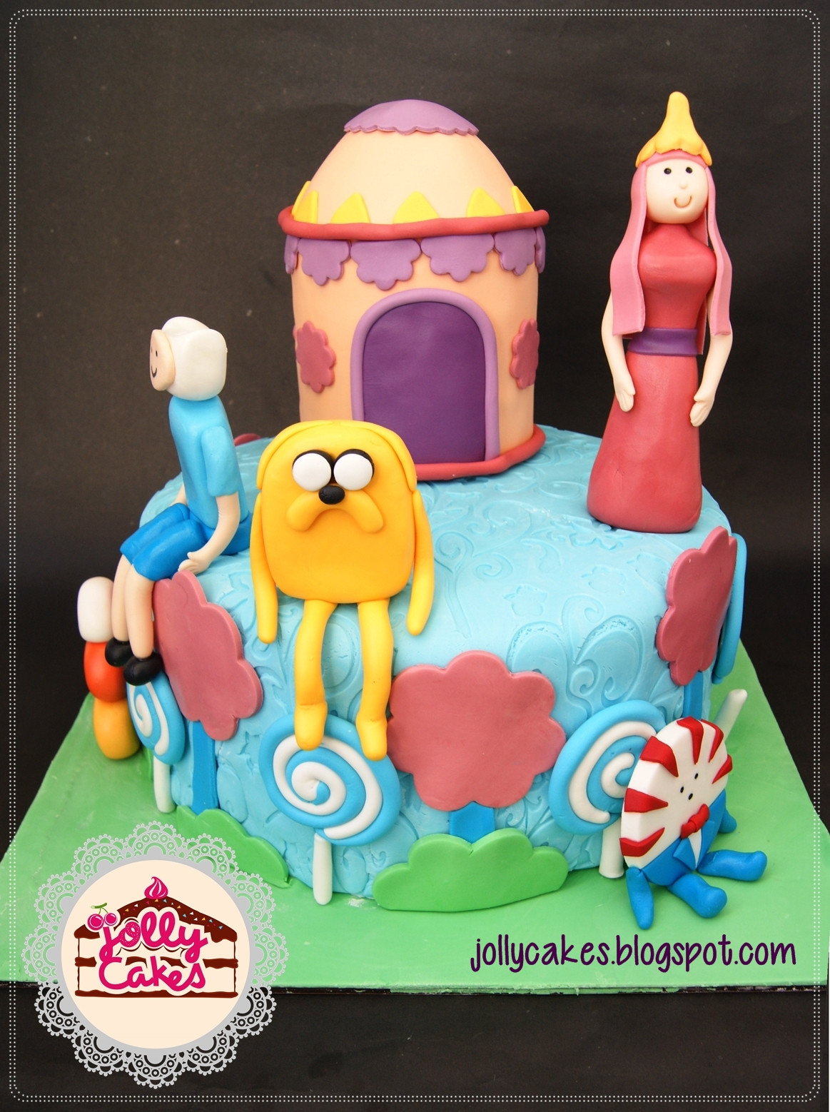 Adventure Time Birthday Cake
 Jolly Cakes Adventure Time Birthday Cake for Gwenn