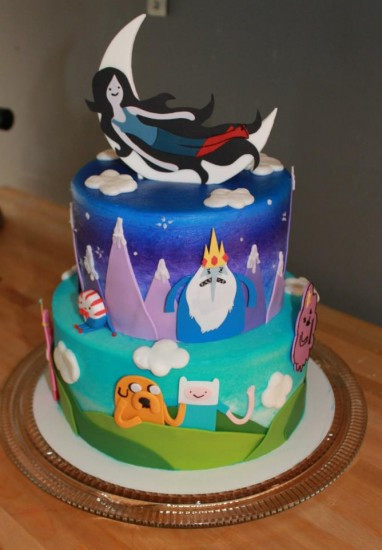 Adventure Time Birthday Cake
 Adventure Time Cakes