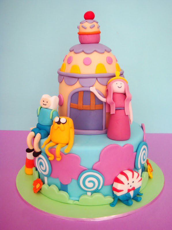 Adventure Time Birthday Cake
 butter hearts sugar Adventure Time Birthday Cake