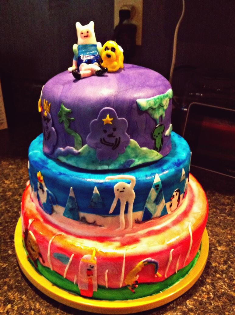 Adventure Time Birthday Cake
 Adventure Time Cake by lmp92 on DeviantArt
