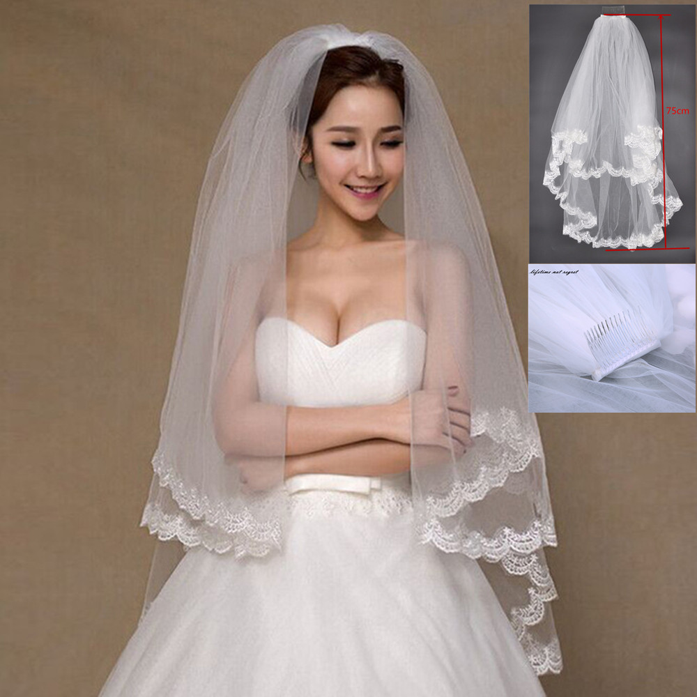 Affordable Wedding Veils
 Cheap Bridal veils for Wedding Accessories Hot sale