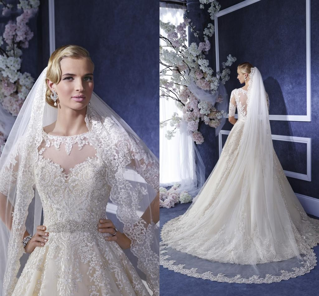 Affordable Wedding Veils
 2016 New Arrival Cheap Wedding Veils Lace Appliques Beaded