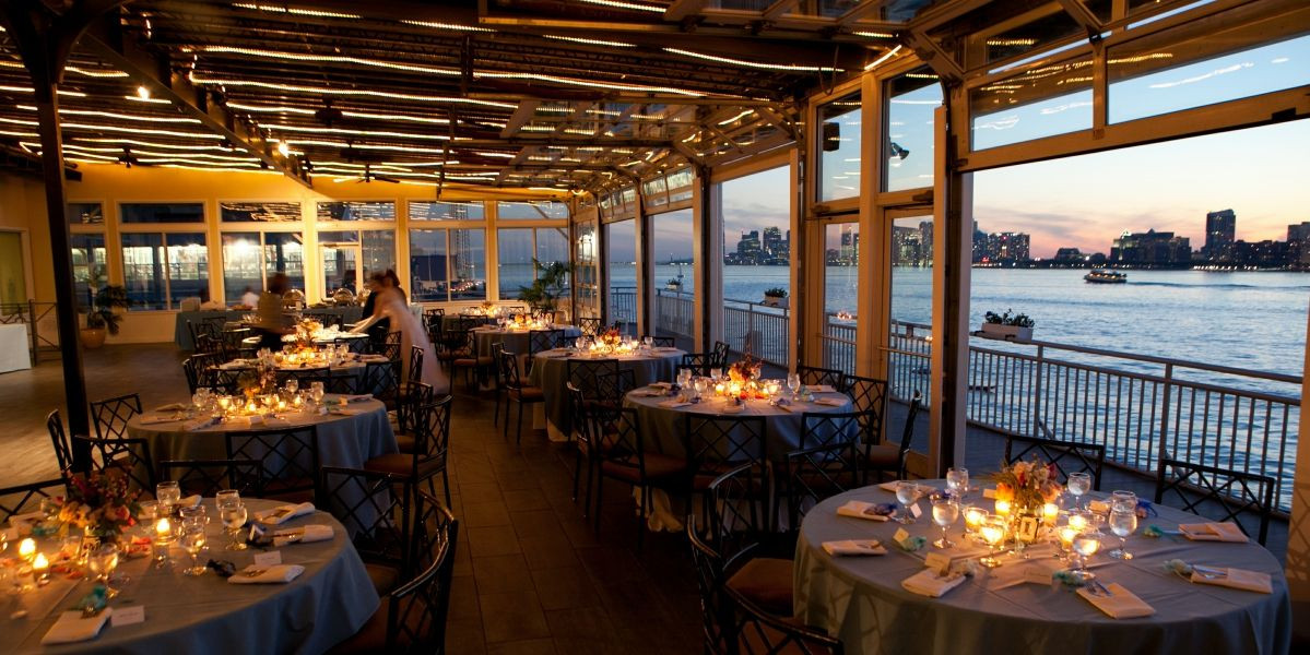 Affordable Wedding Venues Nyc
 Sunset Terrace at Chelsea Piers Weddings Price out and