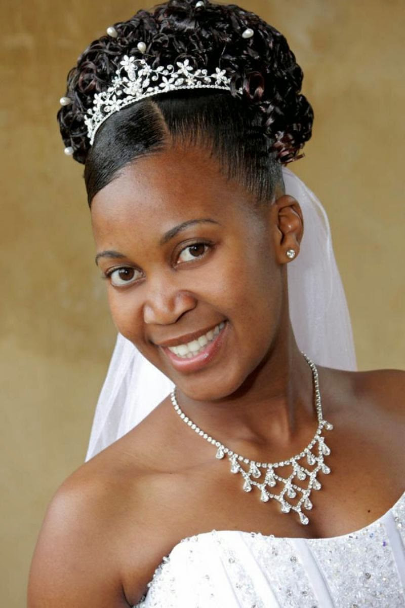 African Wedding Hairstyles Pictures
 Wedding Hairstyles With Tiara 2014