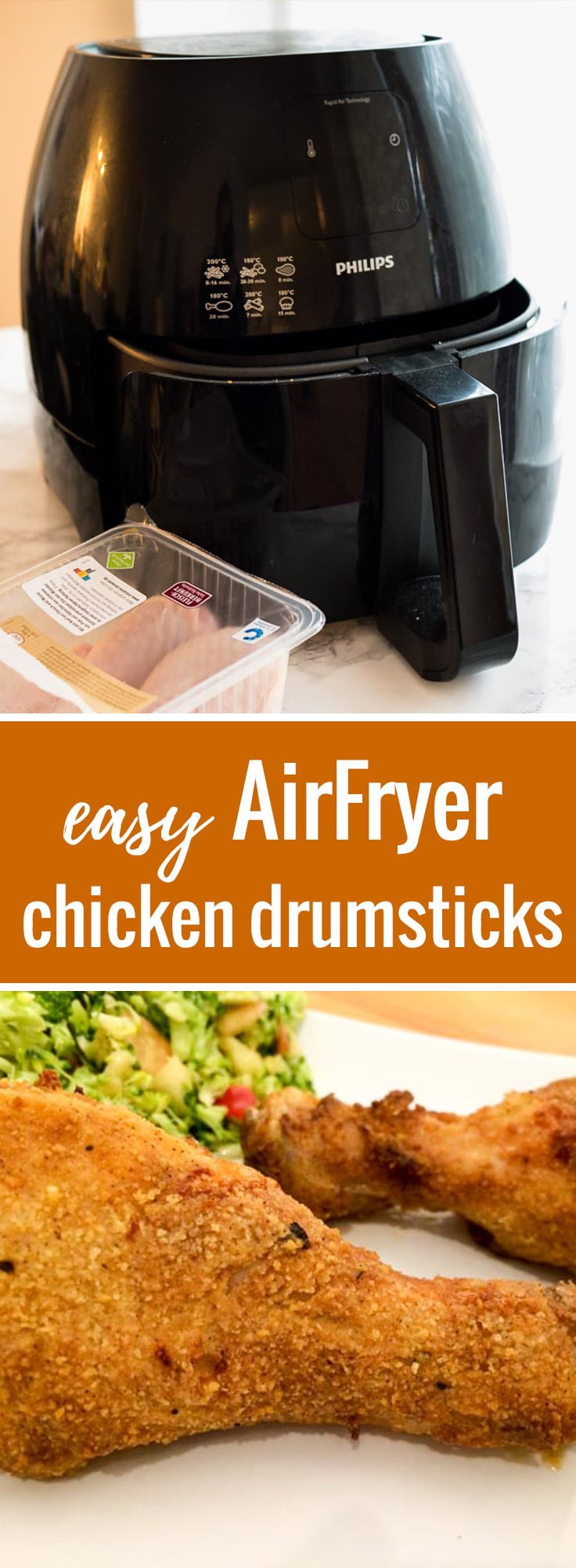 Air Fryer Chicken Legs
 AirFryer Chicken Drumsticks