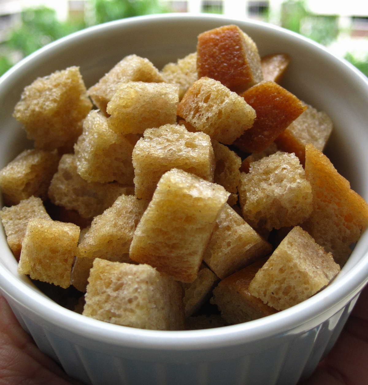 Air Fryer Croutons
 Blessed Homemaker Homemade Croutons by Airfryer