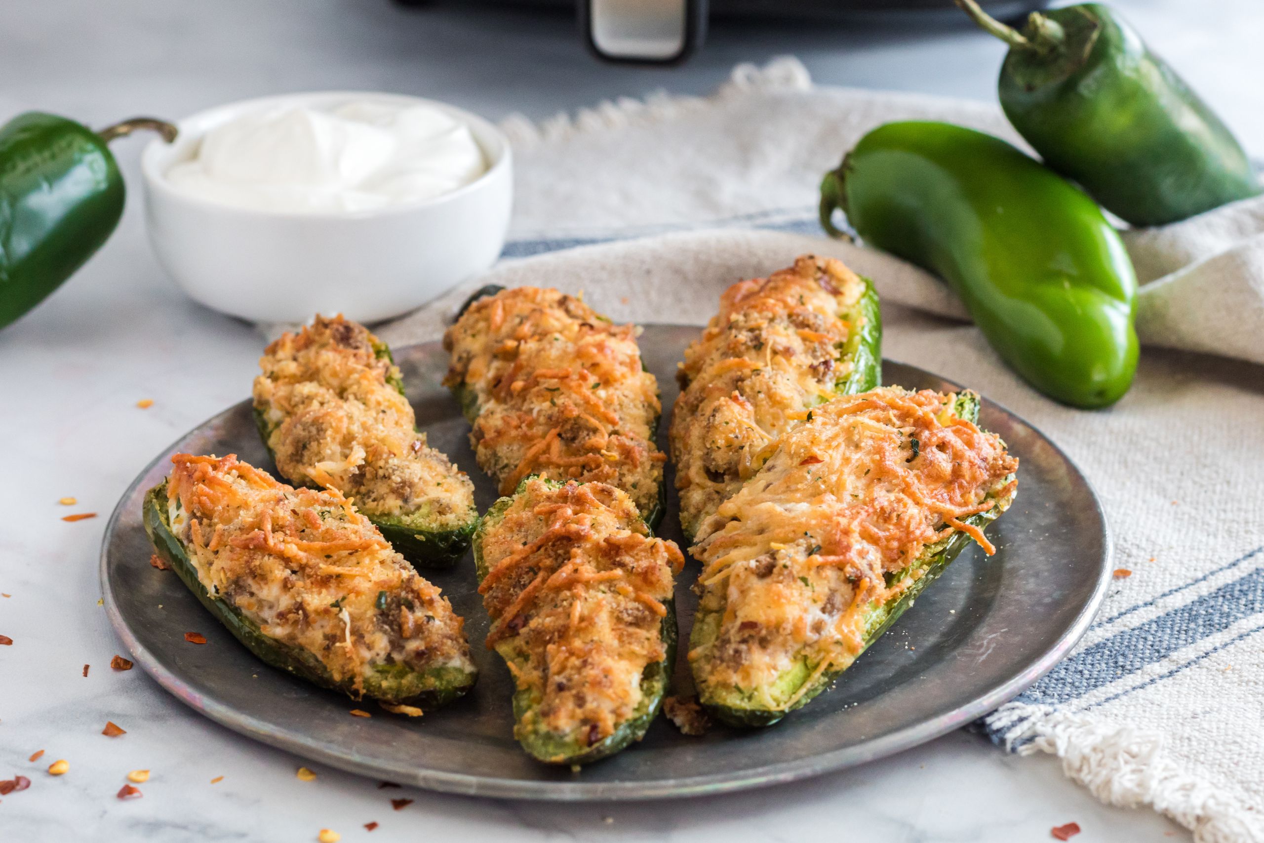 Air Fryer Jalapeno Poppers
 Air Fryer Jalapeno Poppers LOW CARB KETO FRIENDLY