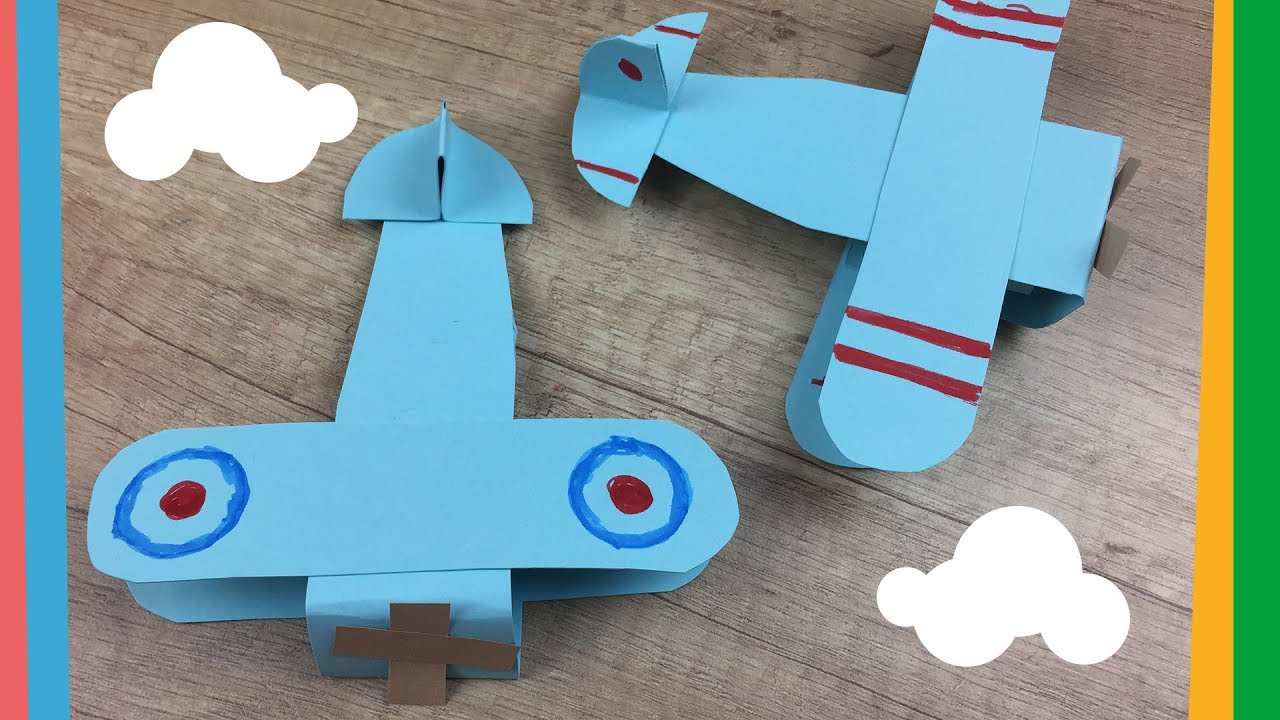 Airplane Crafts For Kids
 Paper Airplane craft
