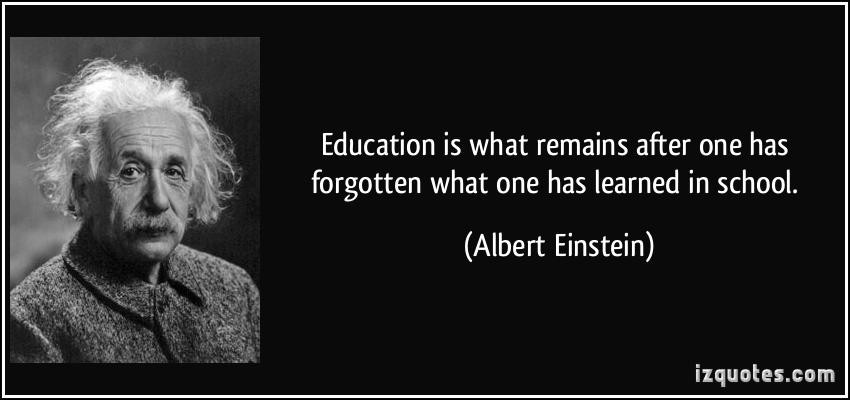 Albert Einstein Education Quotes
 Albert Einstein Quotes Learning QuotesGram