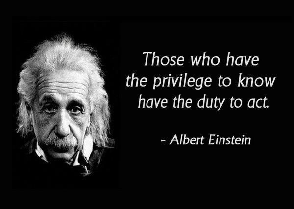 Albert Einstein Education Quotes
 Hard truth
