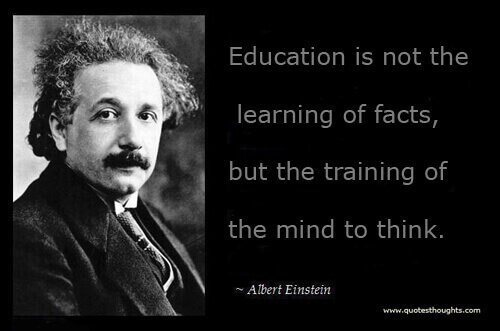 Albert Einstein Education Quotes
 An Alternate Educational System for Parents Who Dare & Care