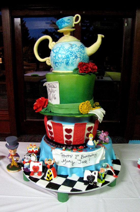 Alice In Wonderland Birthday Cake
 Alice in Wonderland Specialty Birthday Cake