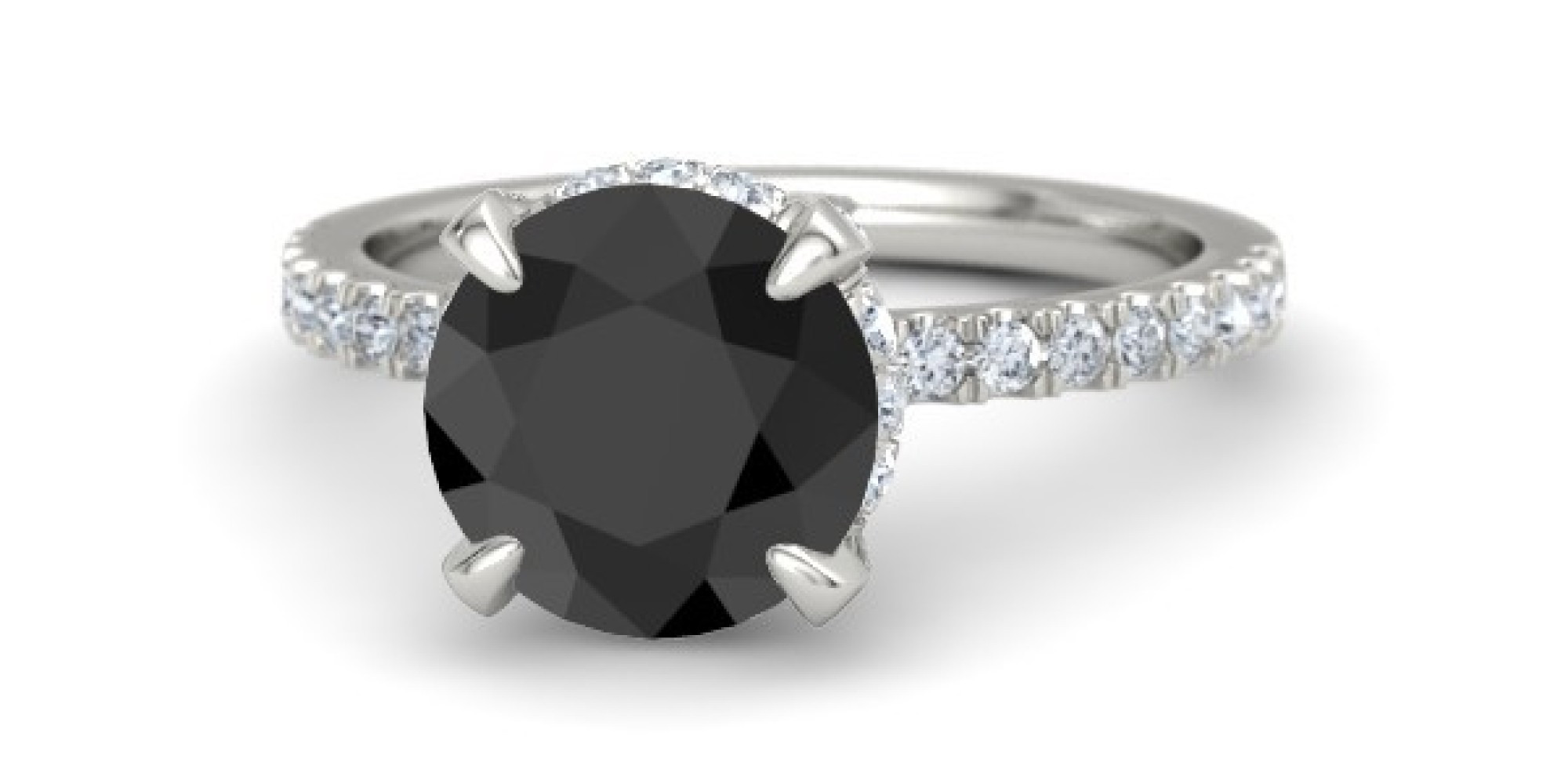 All Black Diamond Engagement Rings
 Black Diamond Engagement Rings Unique Coloured Rings For