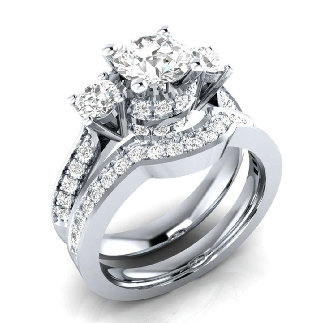 Amazon Wedding Rings Sets
 Amazon Clearance Sale Rings for Women Jiayit