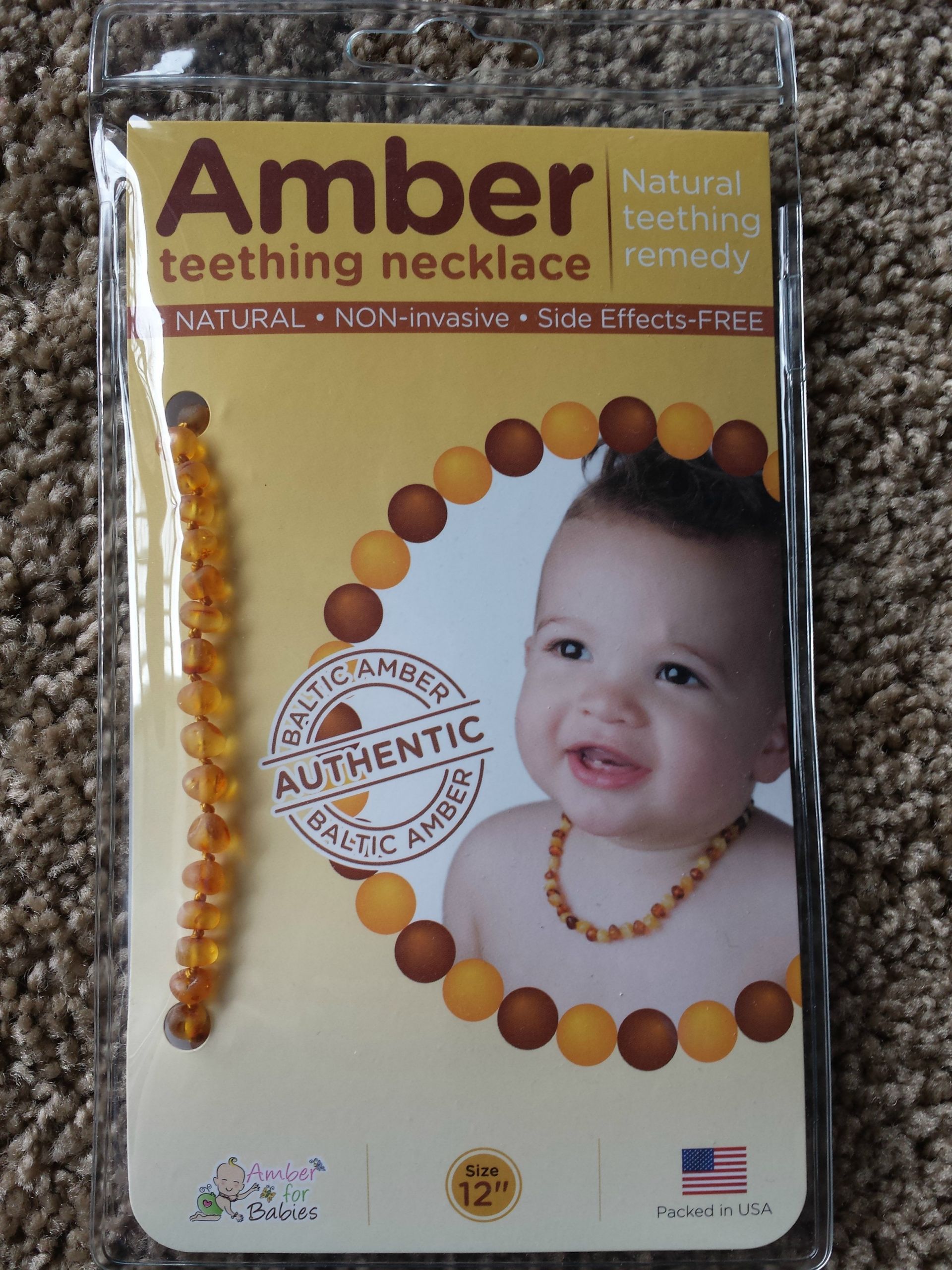 Amber Teething Necklace Review
 Product Review & Giveaway Amber Teething Necklace