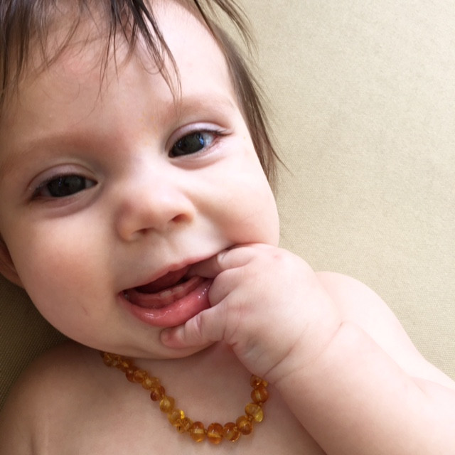 Amber Teething Necklace Review
 The Littlest Funk blog Review and GIVEAWAY