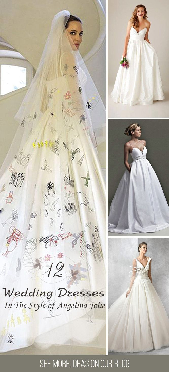 Angelina Wedding Gown
 Angelina Jolie Wedding Dress And It s Twins