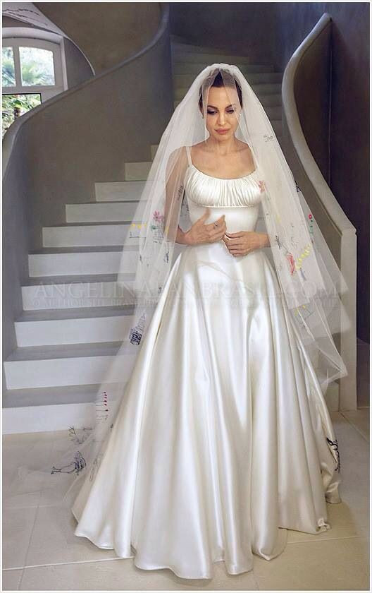 Angelina Wedding Gown
 The Best Celebrity Weddings of 2014 – Glam Radar