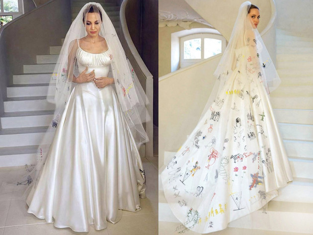 Angelina Wedding Gown
 Most Romantic Celebrity Wedding Dresses