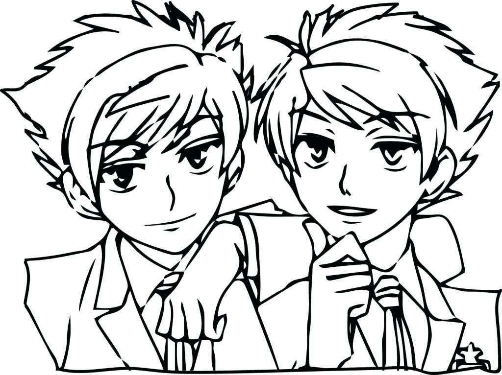 Anime Boys Coloring Pages
 Anime Boy Coloring Pages at GetDrawings
