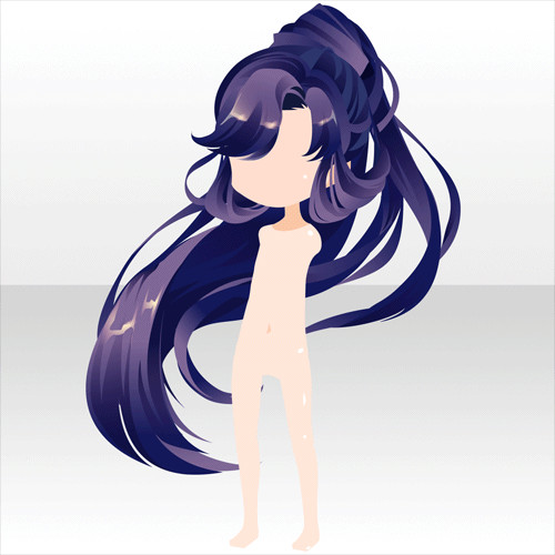 Anime Girl Hairstyles Ponytail
 Pin by Janie on resorces