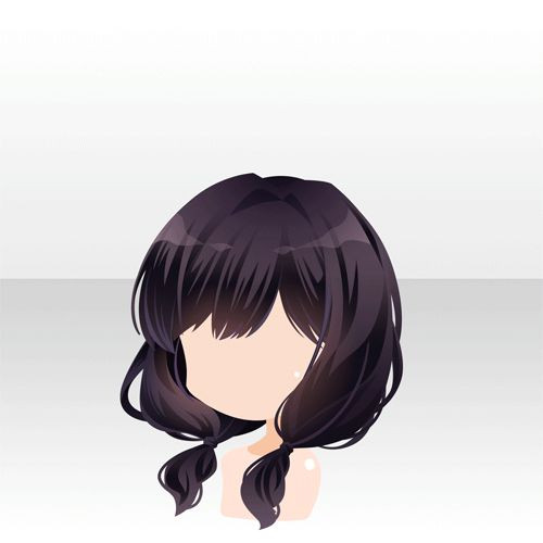 Anime Pigtails Hairstyles
 純喫茶黒猫堂｜＠games アットゲームズ anime hair loose pigtails dark