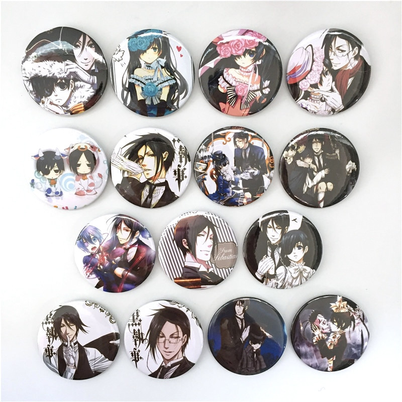 Anime Pins
 High Quality Xmas Gifts Ainme Black Butler cosplay Badge