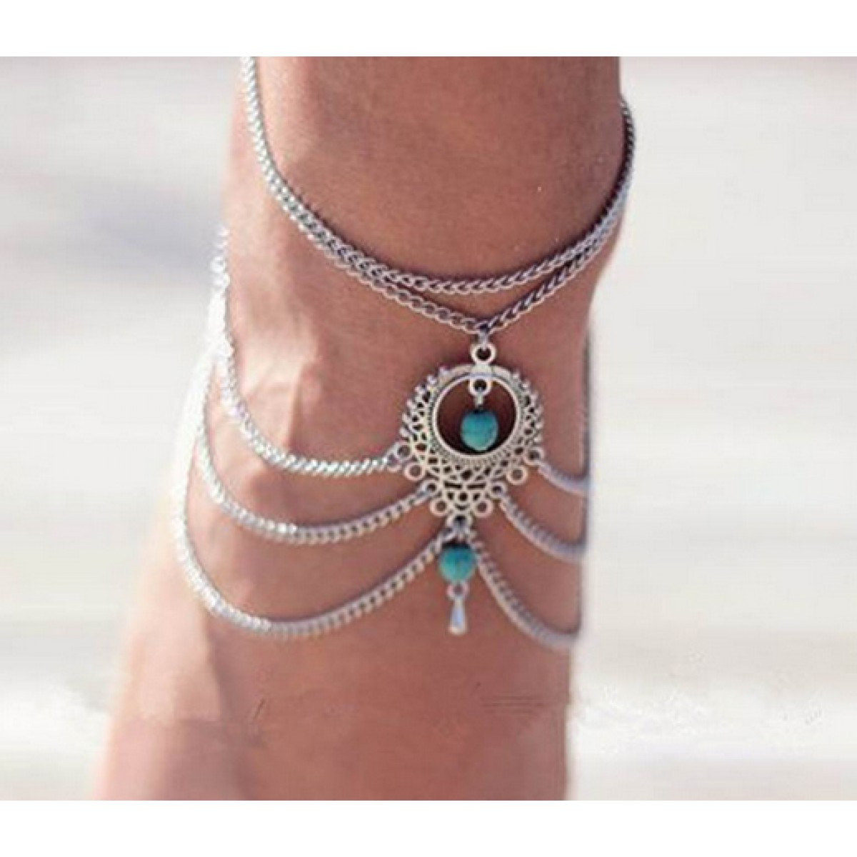 Anklet Bohemian
 Vintage Bohemian Ankle Bracelet for Women and Girls
