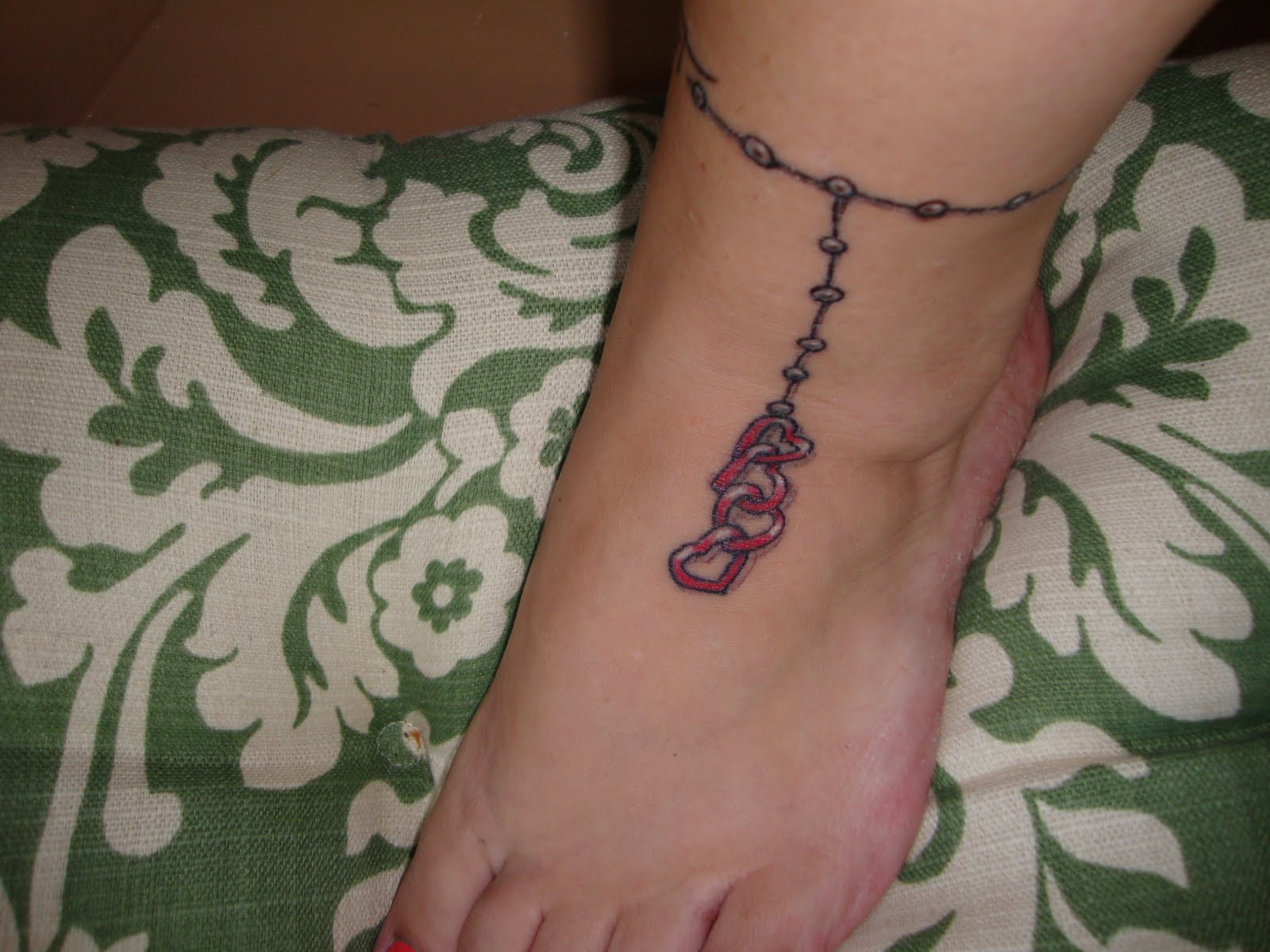 Anklet Tattoo
 Embracing a New Path Tattoo
