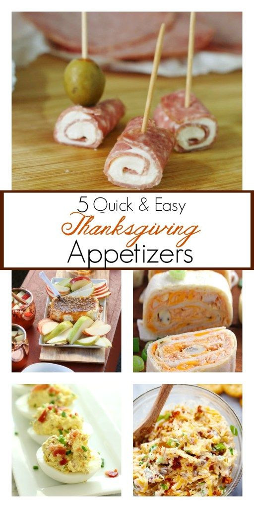 Appetizers For Thanksgiving Dinner Party
 5 Quick And Easy Thanksgiving Appetizer Recipes