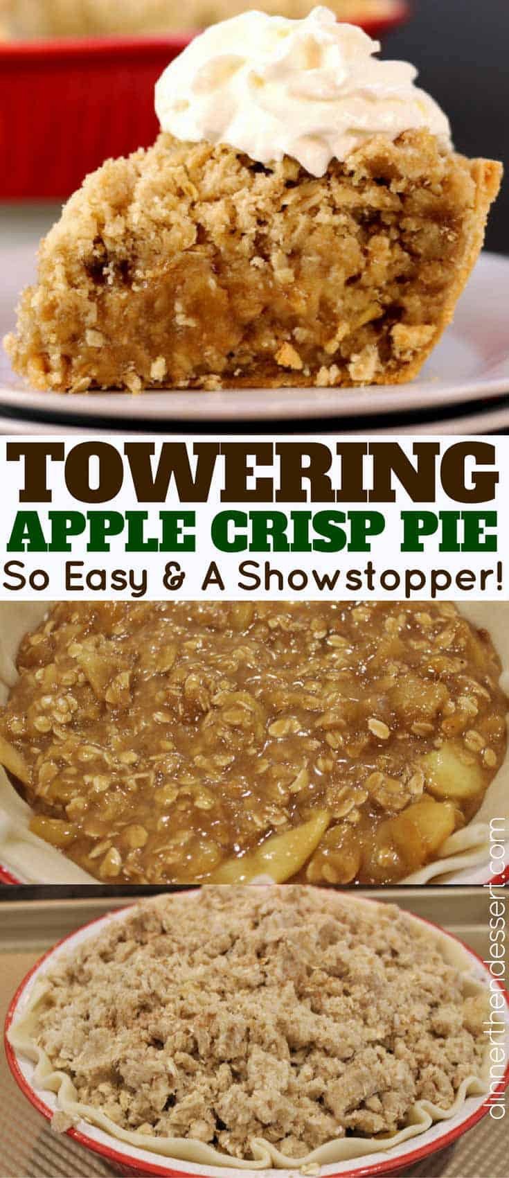 Apple Crisp Pie
 Legendary Apple Crisp Pie Dinner then Dessert
