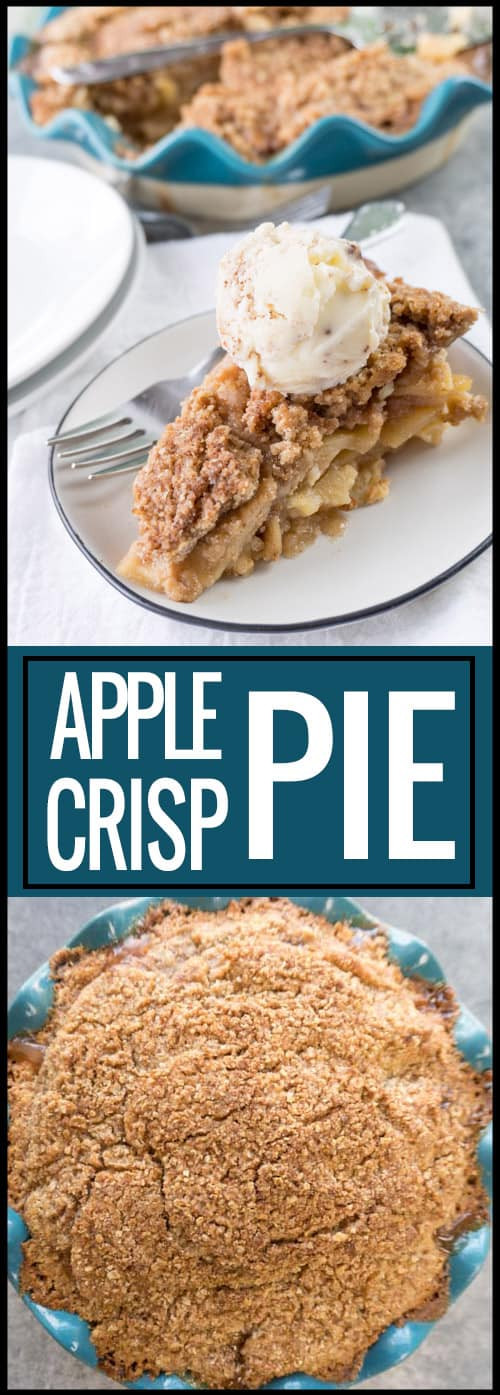 Apple Crisp Pie
 Apple Crisp Pie • A Table Full Joy