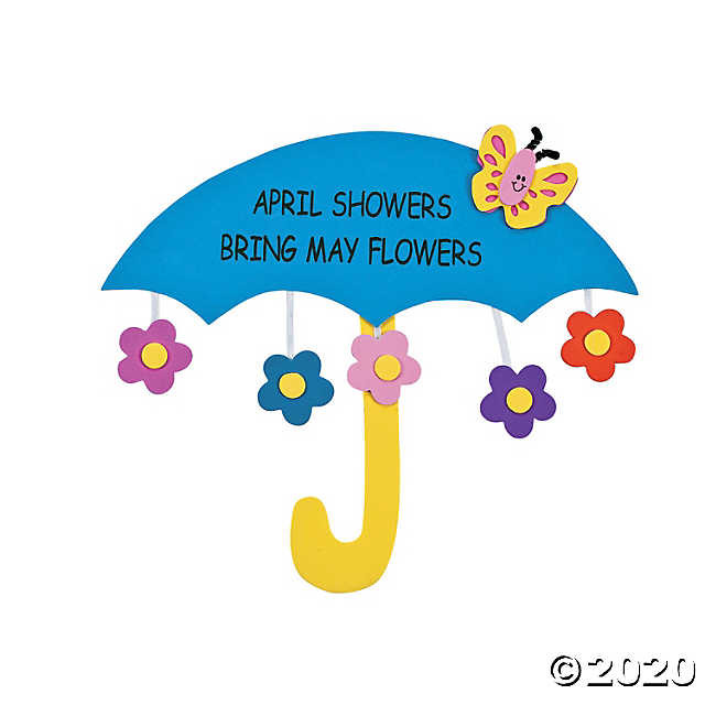 April Toddler Crafts
 April Showers Bring May Flowers Sign Craft Kit