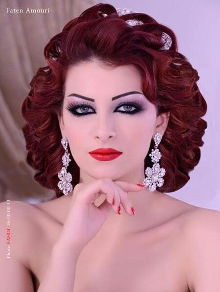 Arabic Wedding Hairstyles
 Arabic Bridal Makeup 2013 eye makeup