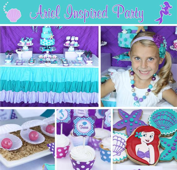 Ariel Little Mermaid Party Ideas
 Ariel Little Mermaid Inspired Birthday Party Decorations