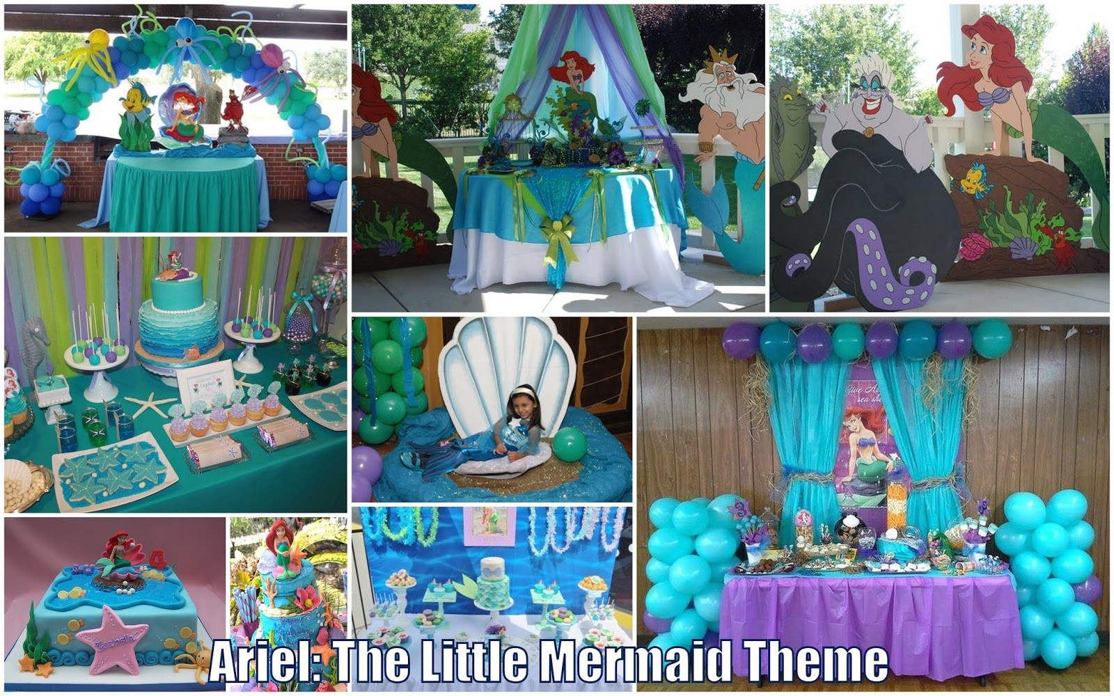 Ariel Mermaid Party Ideas
 2015 Athena Miel s Balloons Bubbles and Party Needs