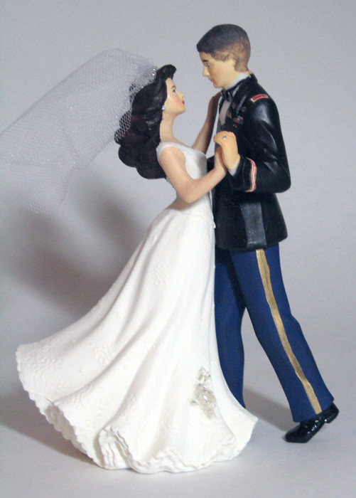 Army Wedding Cake Toppers
 Army wedding cake topper idea in 2017