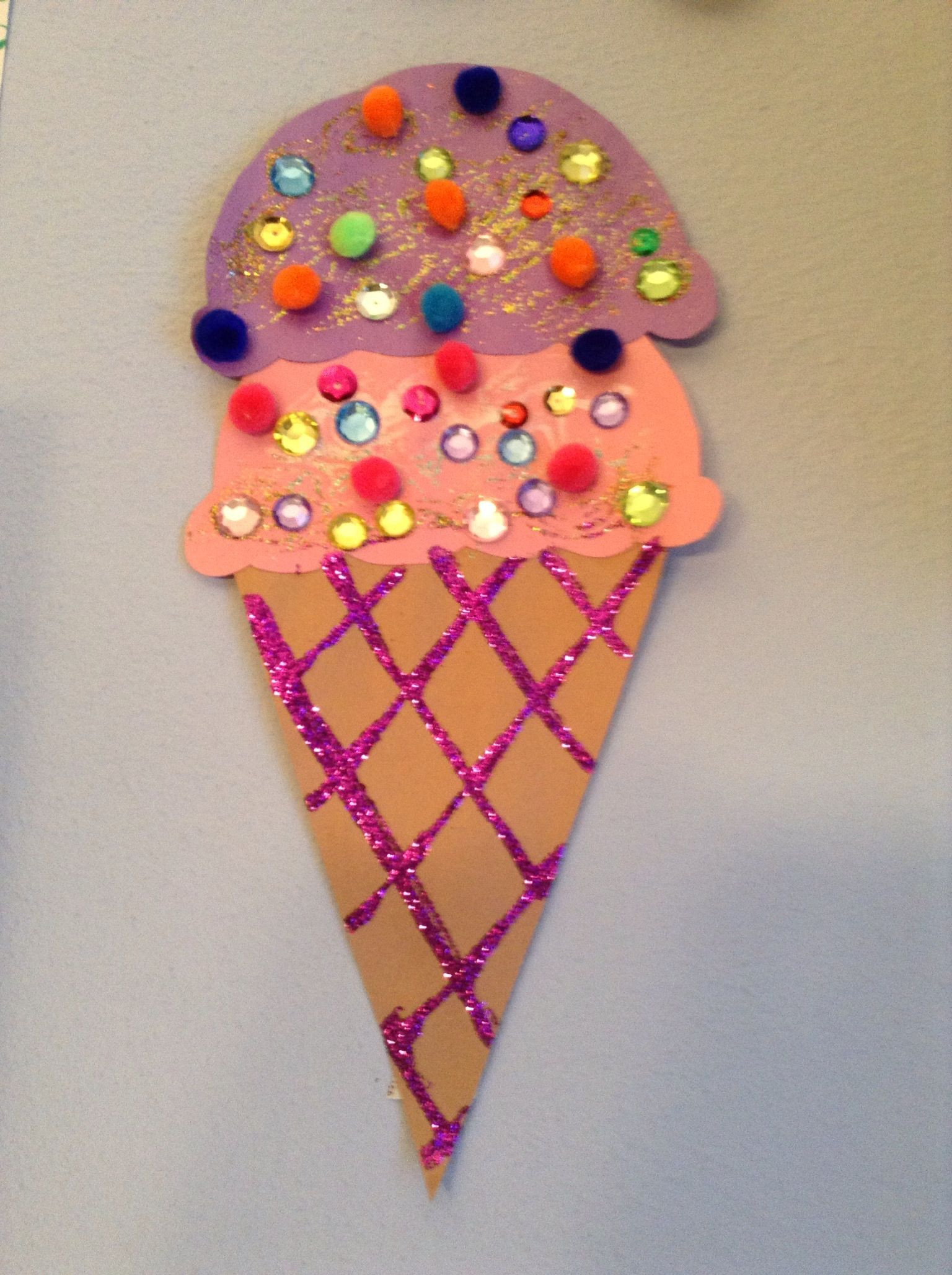 Art And Craft For Preschool
 I is for Ice Cream Craft Preschool Craft Letter of the