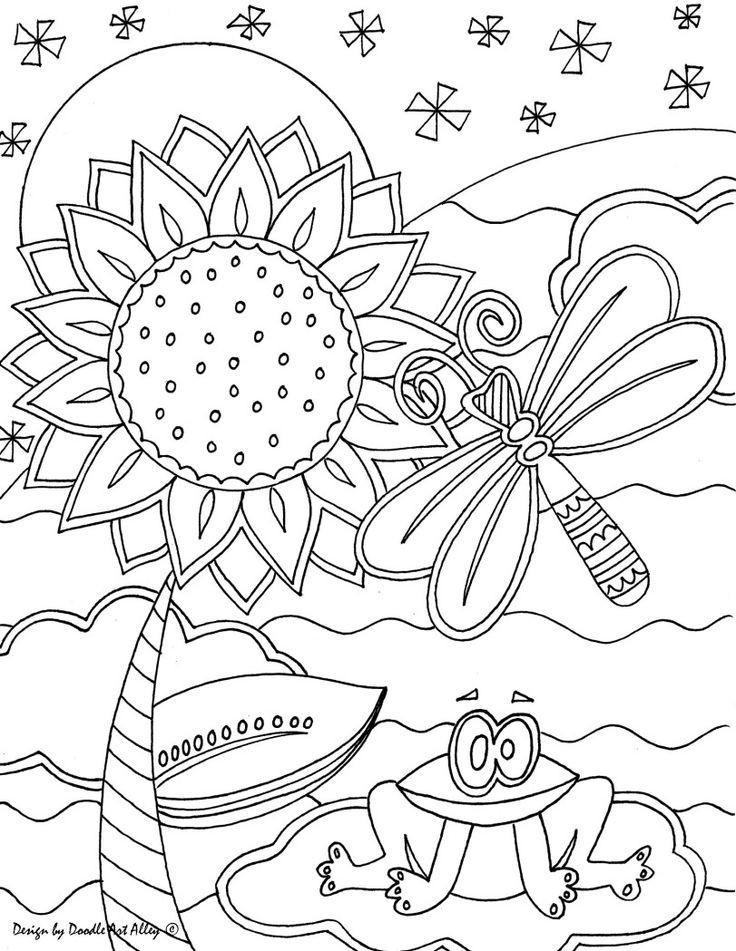 Art Coloring Pages For Kids
 happybirthday Doodle Art Alley Birthday