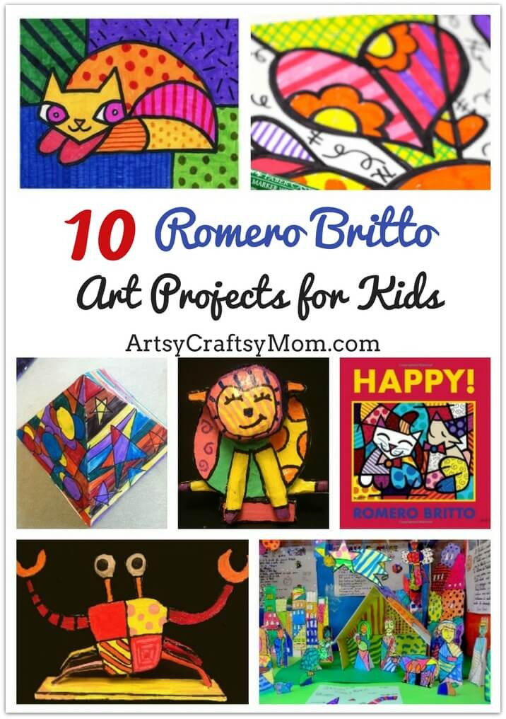 Art Project Ideas For Toddlers
 10 Amazingly Colorful Romero Britto Art Projects for Kids