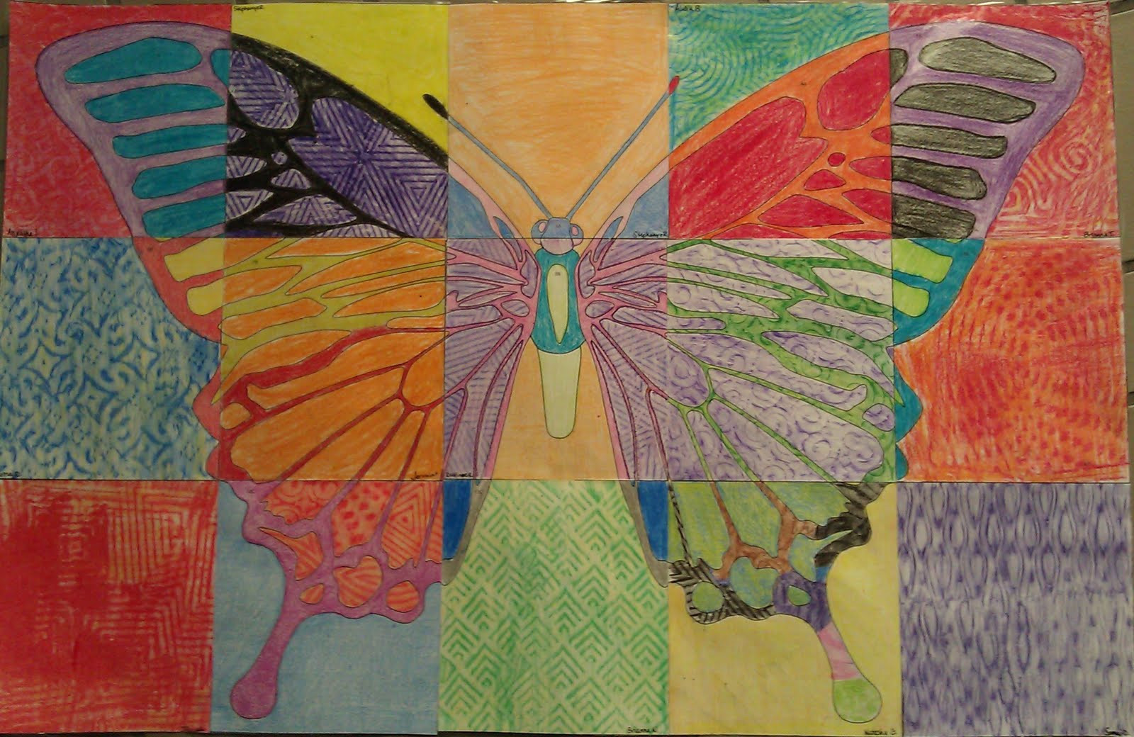 Art Project Ideas For Toddlers
 AllGoldEverythingArt Butterfly Mural from Art Projects